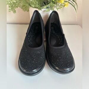 Bzees Black Sparkle Women's Flats size 7